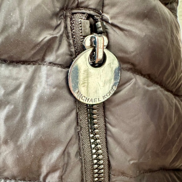 Michael Kors Hooded Packable Long Puffer Coat Black Women's Size XS - Picture 4 of 16